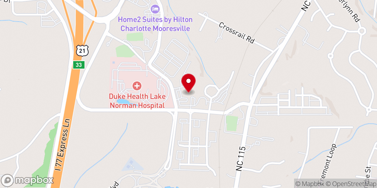 Map showing location of St. Patrick's Episcopal Church