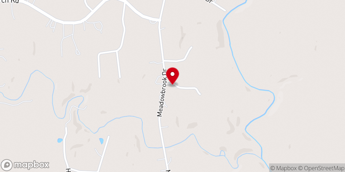 Map showing location of Liberty Grove Methodist church