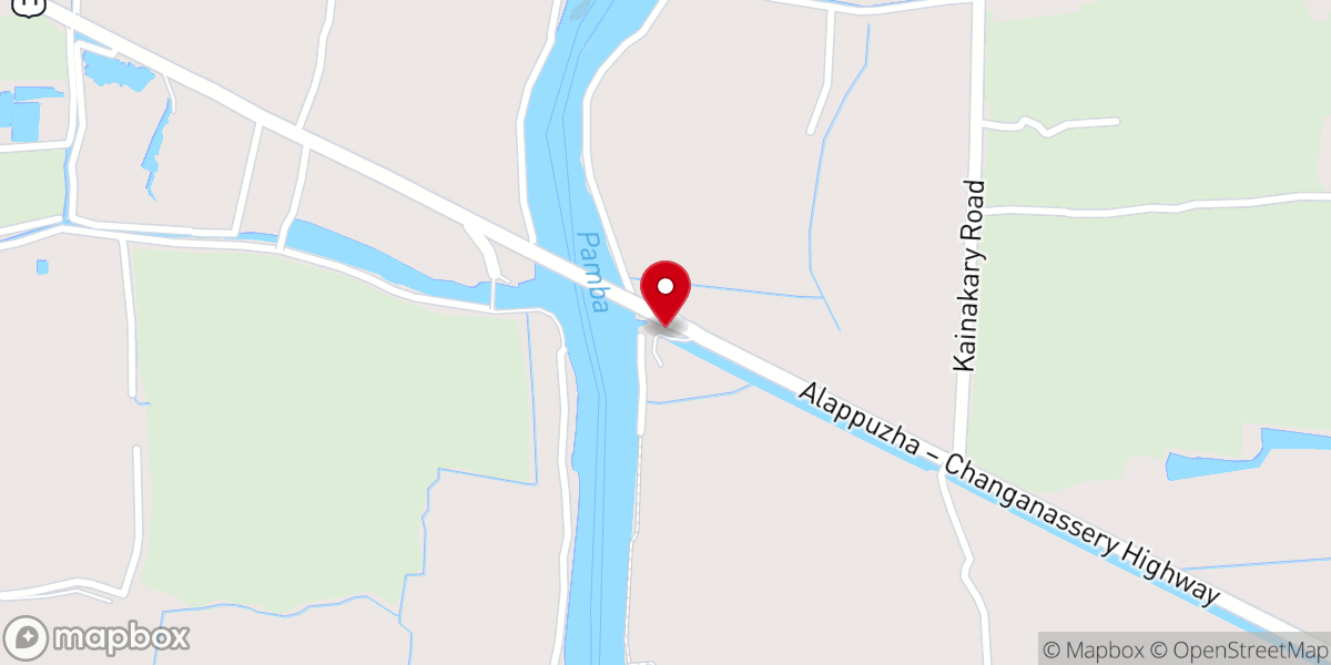 Map showing location of St. Thomas Church
