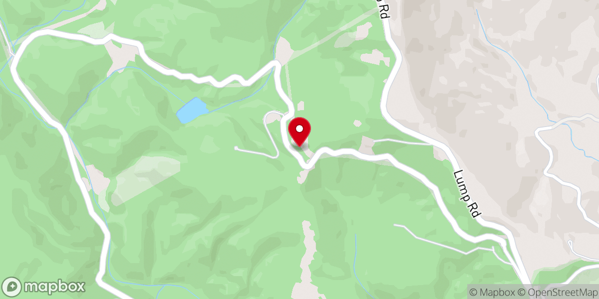 Map showing location of Big Ivy Church