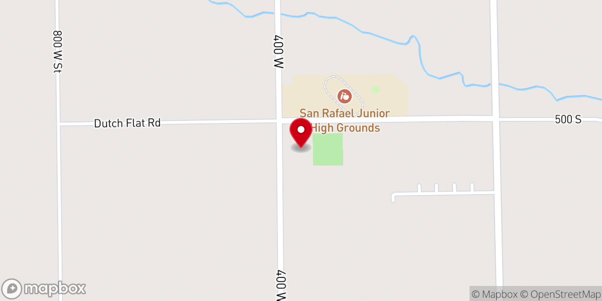 Map showing location of Seminary Building