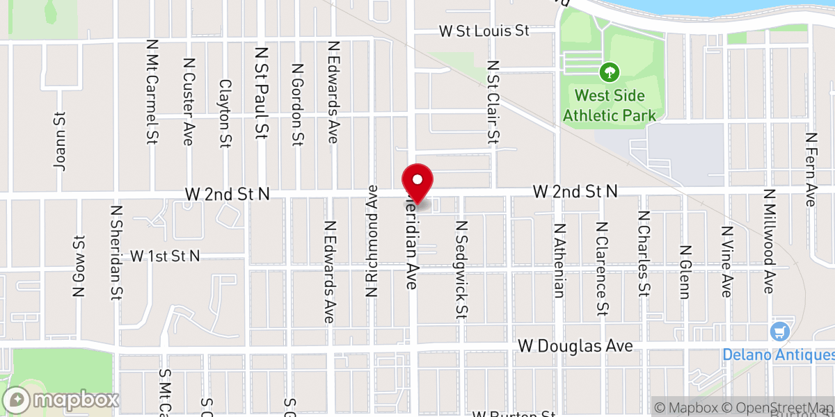 Map showing location of New Testament Church
