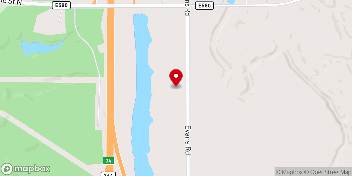 Map showing location of Empowered People Church
