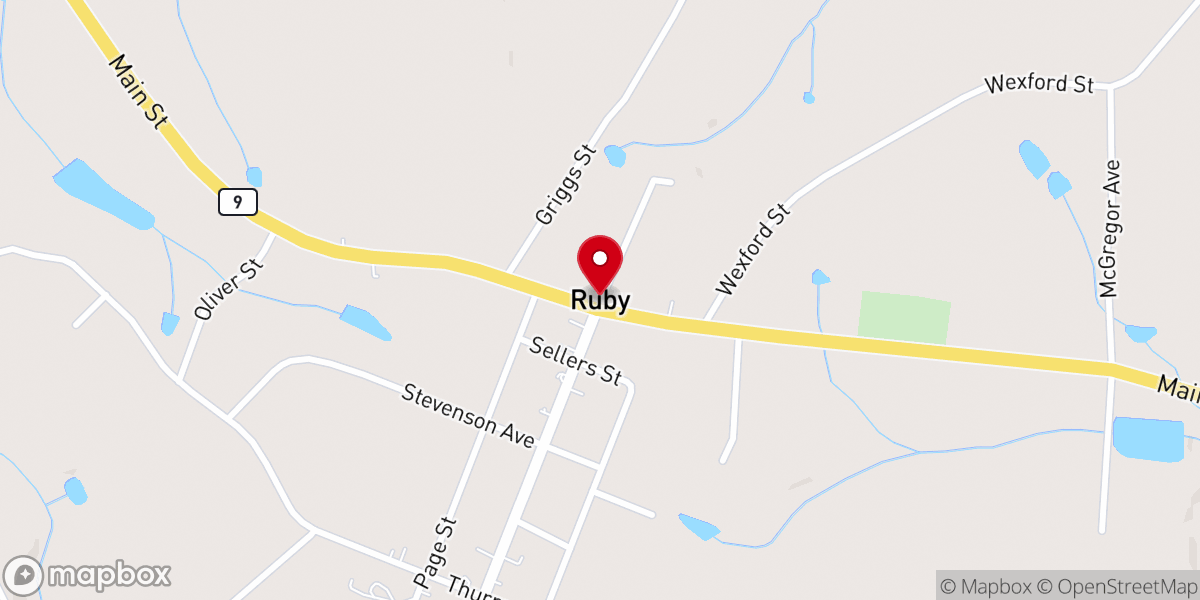 Map showing location of Timmonsville missionary Church