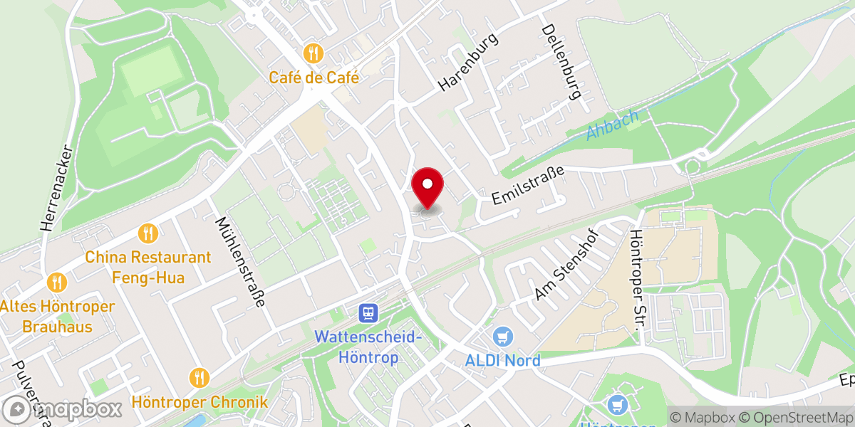 Map showing location of Kapelle Höntrop - Ev. Kirchengemeinde Wattenscheid