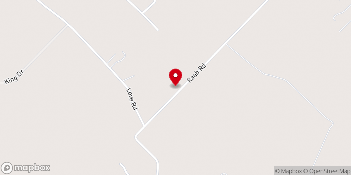 Map showing location of Western Hills Baptist Church