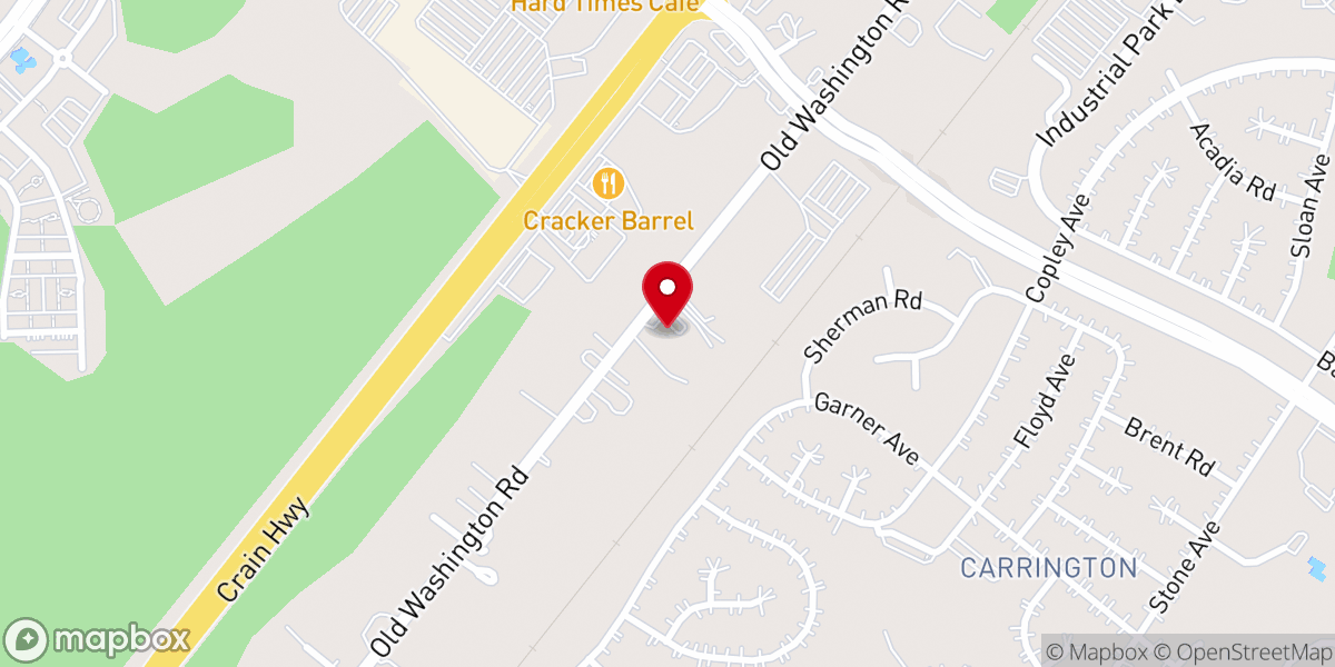 Map showing location of Cross County Baptist Church