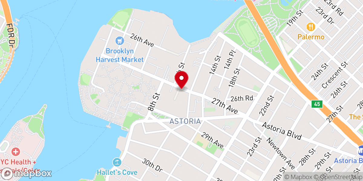 Map showing location of St. Margaret Mary Church and Parish Center