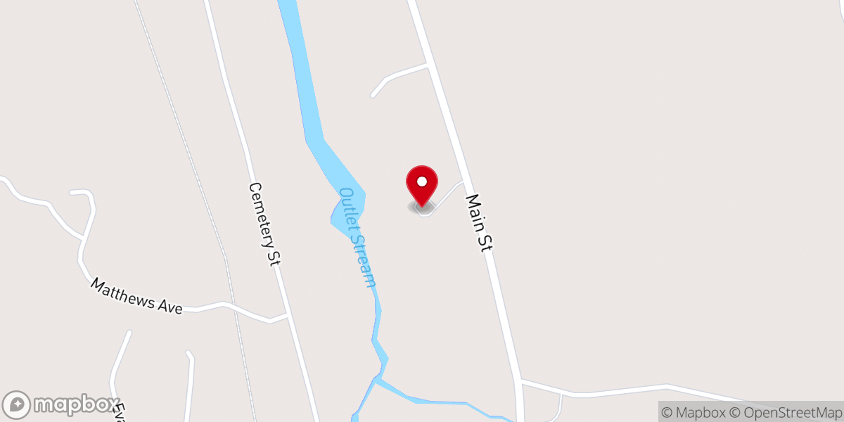 Map showing location of Vassalboro Town