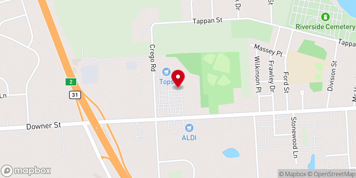 Map showing location of River Mall Plaza