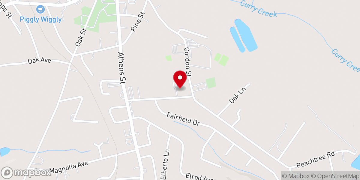 Map showing location of Sardis Presbyterian Church - Food Distribution Center