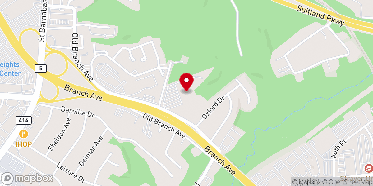 Map showing location of Southern Friendship Missionary Baptist Church
