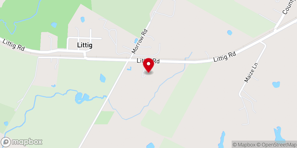 Map showing location of Shiloh Baptist Church