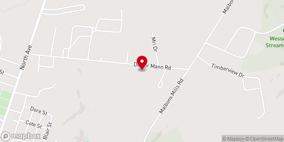 Map showing location of Centenary United Methodist Church
