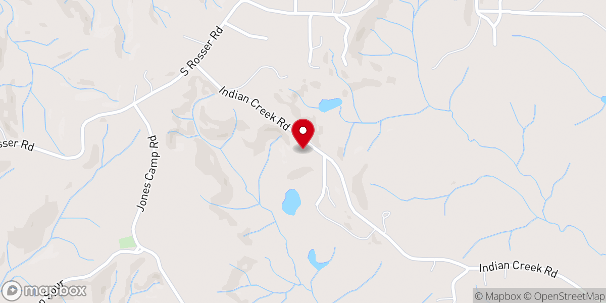 Map showing location of Center ICP Church