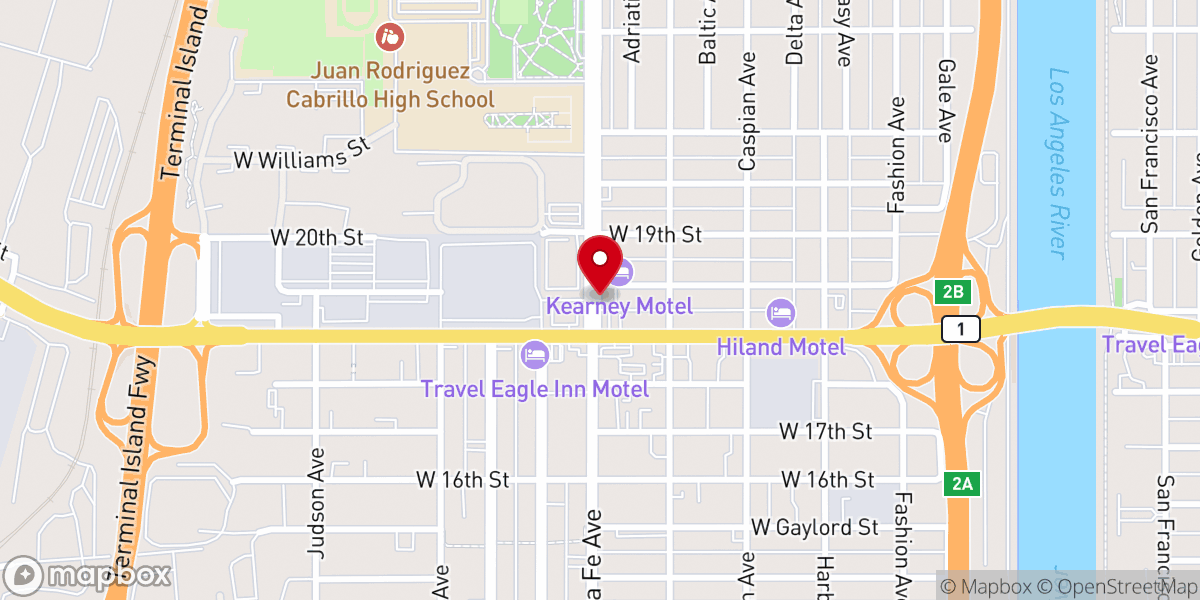 Map showing location of Centro Cristiano Semillas De Fe