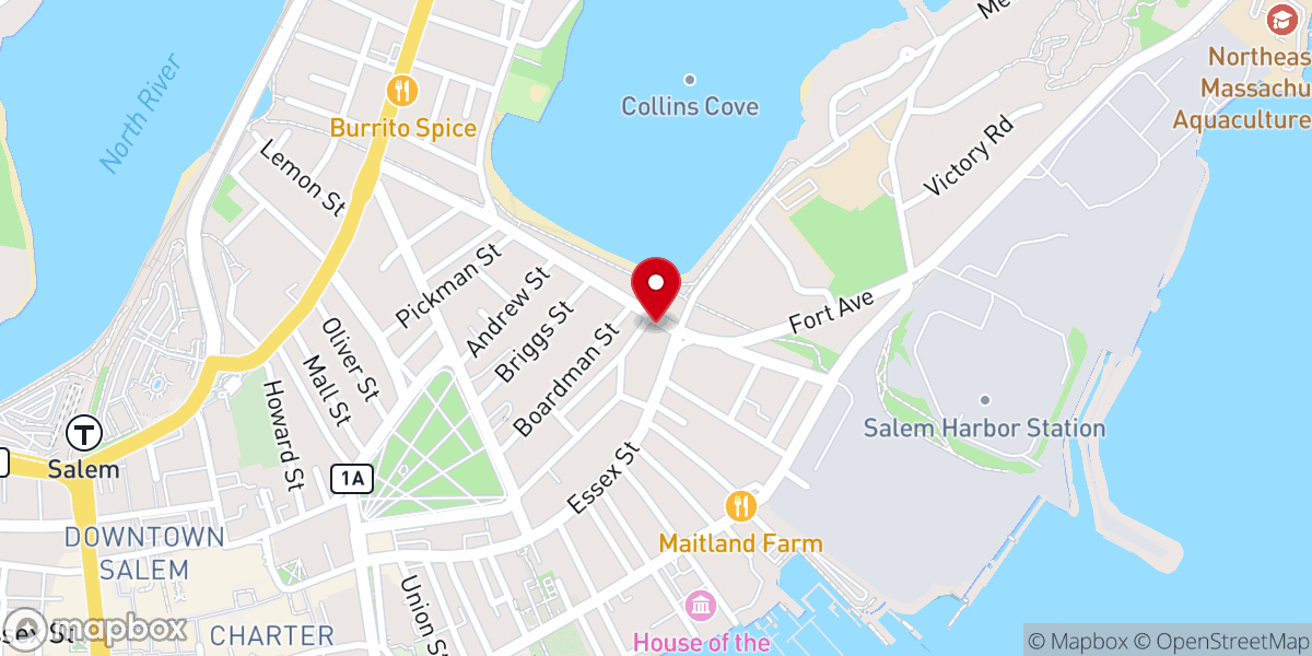 Map showing location of Saint Nicholas Orthodox Church