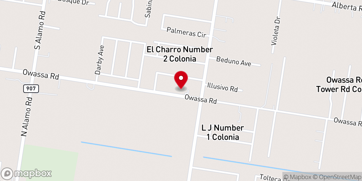 Map showing location of Ministerio de Restauración Jesucristo es la salvacio