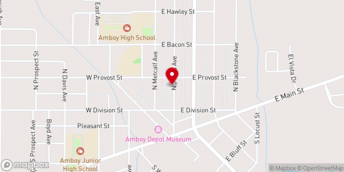 Map showing location of St Patrick's Catholic Church