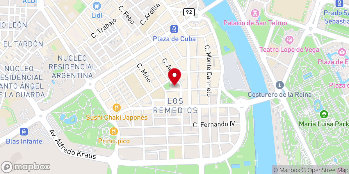 Map showing location of Parroquia De Nuestra SeÑOra De Los Remedios