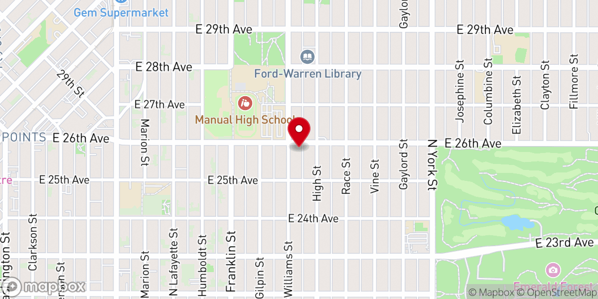 Map showing location of Church of the Holy Redeemer
