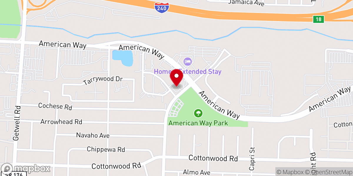Map showing location of Freedoms Chapel Christian Church