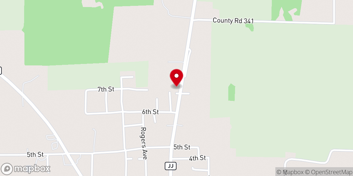 Map showing location of Summersville Christian Church