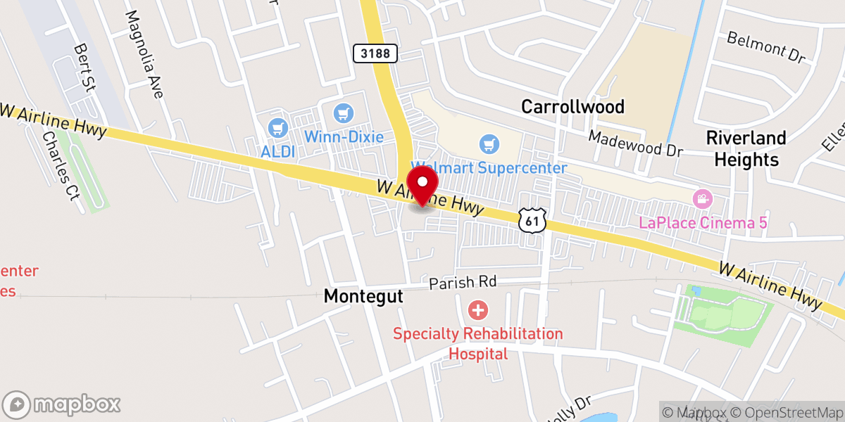 Map showing location of ST JOHN PARISH GOVERNMENT COMPLEX