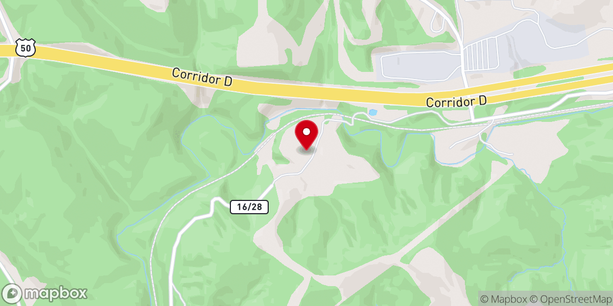 Map showing location of Camp Hope (First Apostolic Church Campground)