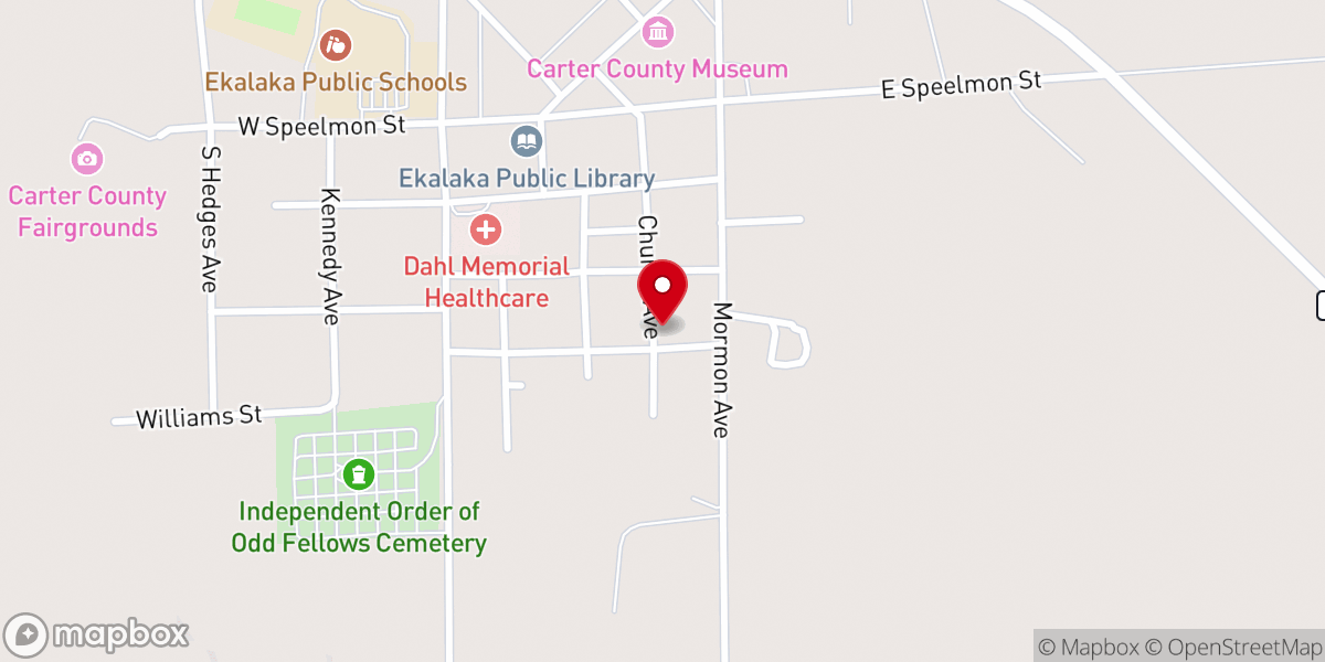 Map showing location of Saint Joan of Arc Church
