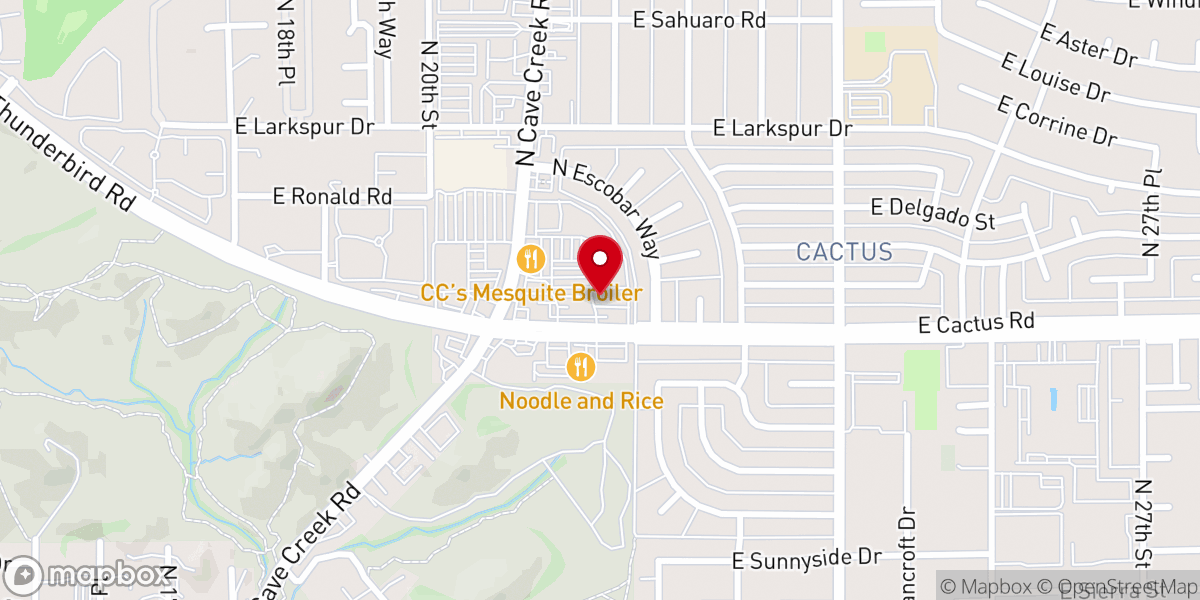 Map showing location of Redeemed Christian Church of God Jesus House Scottsdale