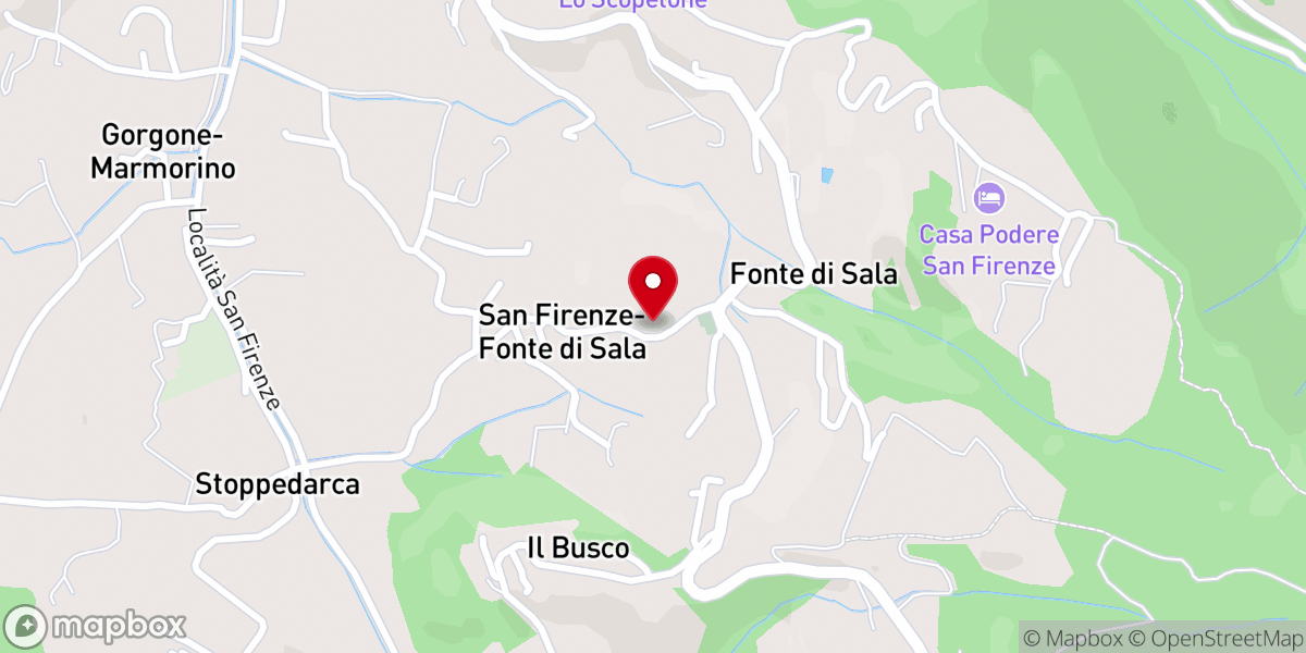Map showing location of Chiesa di San Giovanni Battista