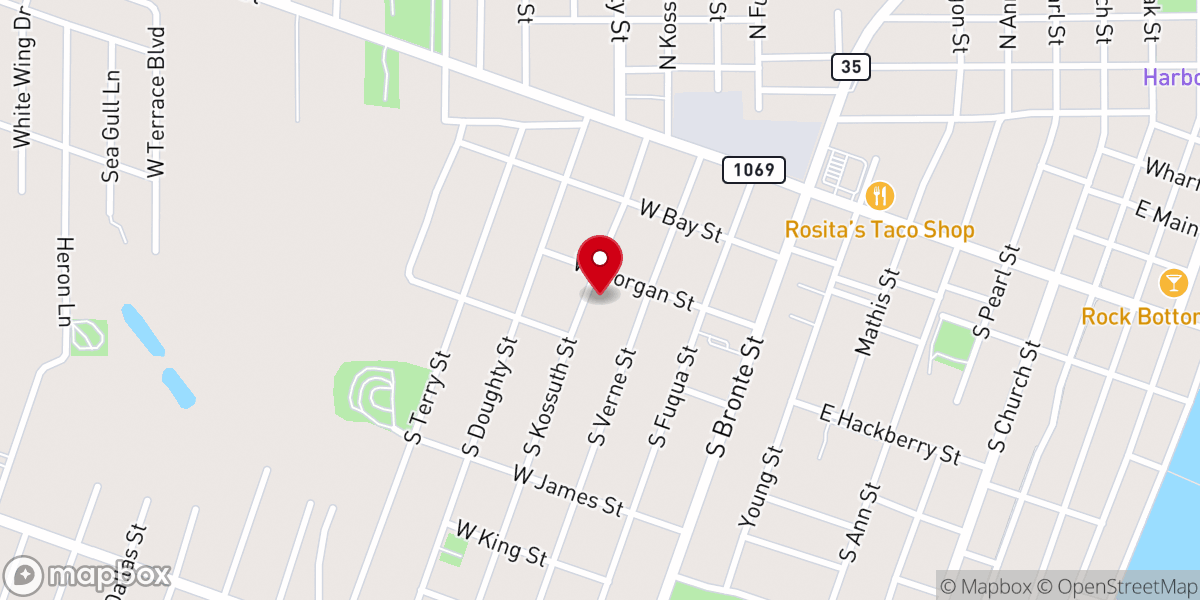 Map showing location of Pastor Lenn Olivarez