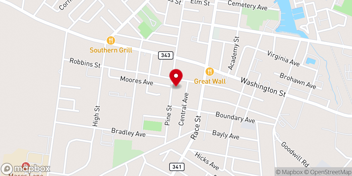 Map showing location of Saint Lukes Methodist Church
