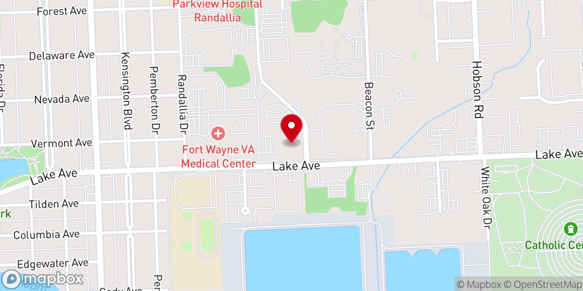 Map showing location of Salem United Church of Christ