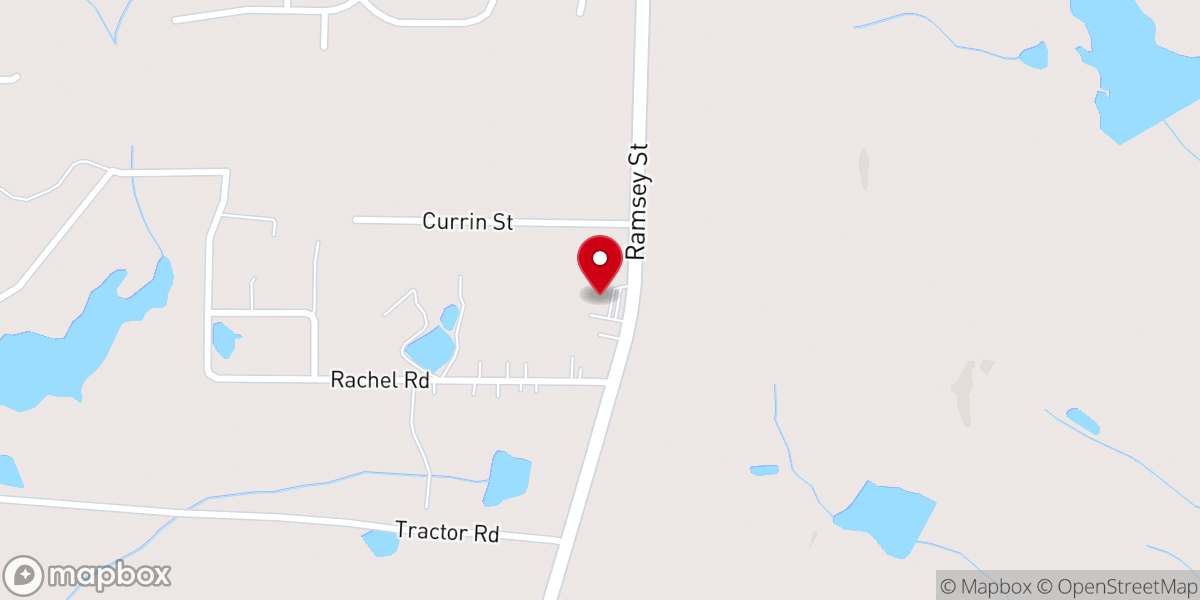 Map showing location of Northview Baptist Church