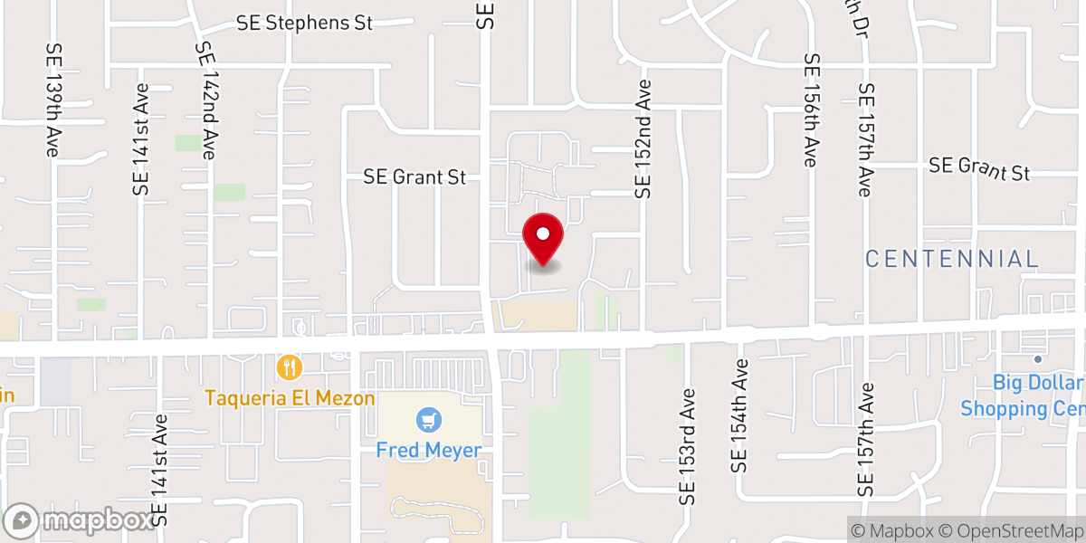 Map showing location of St. Joseph the Worker Catholic Church