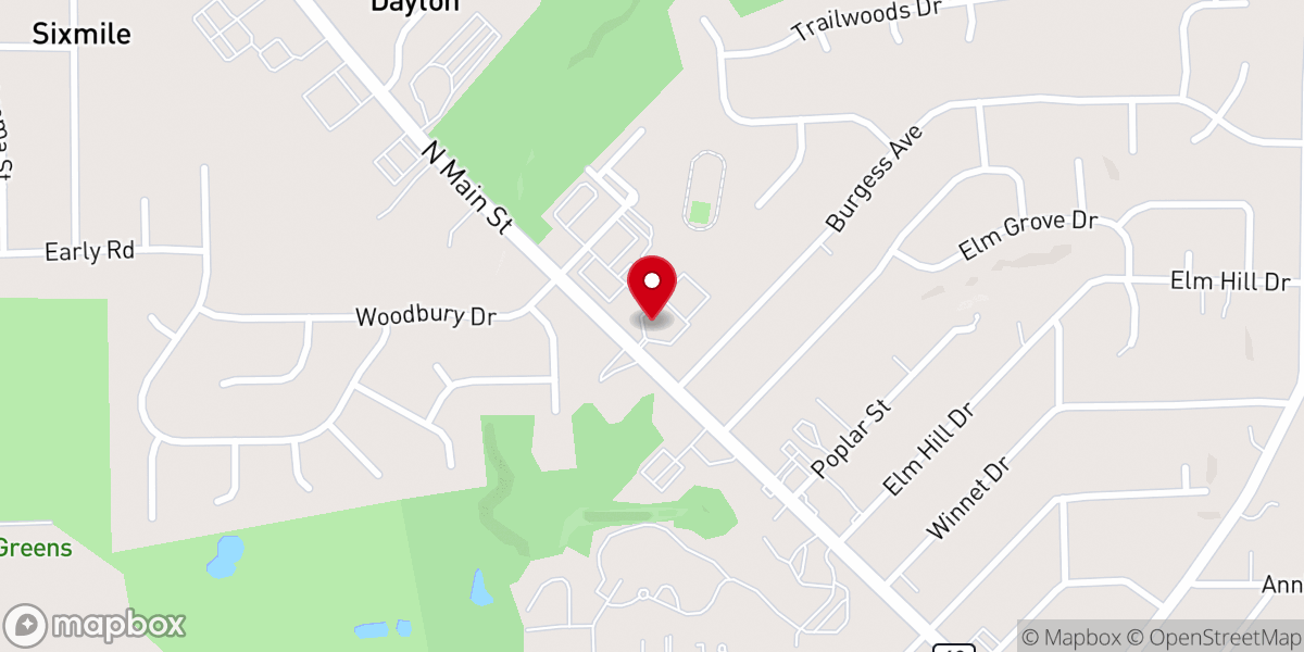 Map showing location of Freedom Faith Missionary Baptist Church