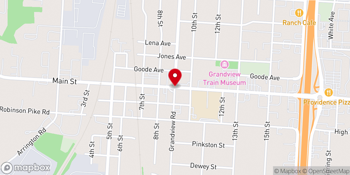 Map showing location of Membership – First Baptist Church of Grandview