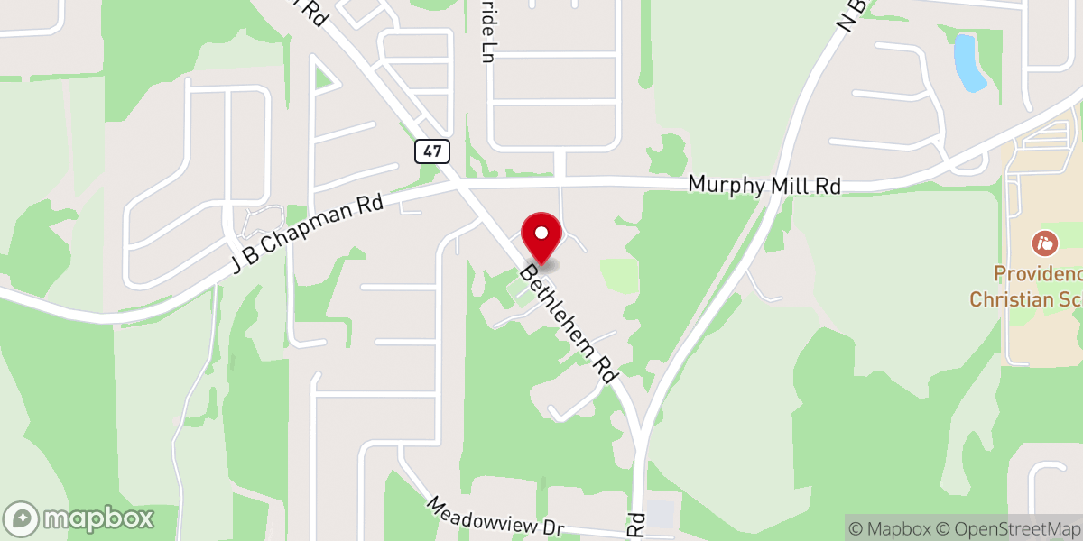 Map showing location of Bethlehem Child Development Center