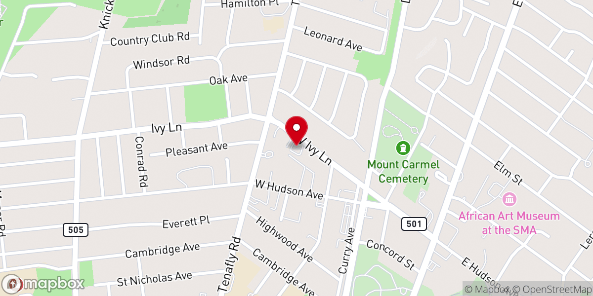 Map showing location of Joy Christian Fellowship Inc
