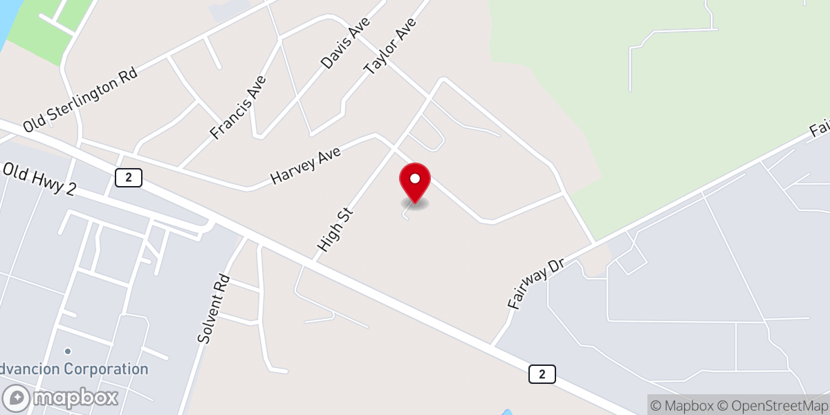 Map showing location of Azalea Park Apartments