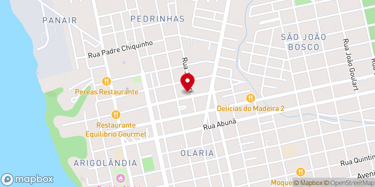 Map showing location of Paróquia Nossa Senhora do Rosário