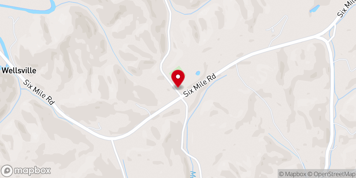 Map showing location of Nelson Chapel Church of Christ