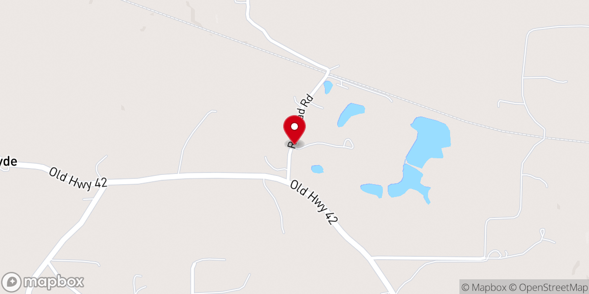 Map showing location of The Barn at Bridlewood