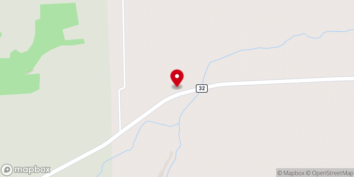 Map showing location of Full Gospel Chapel