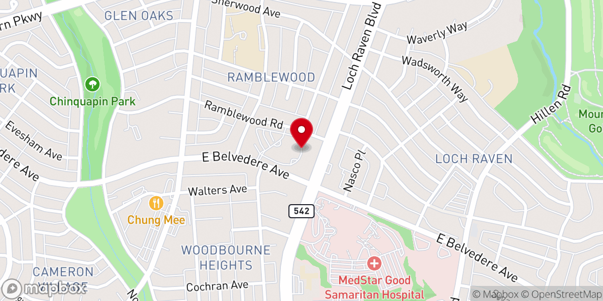 Map showing location of Truth and Life Family Worship Center