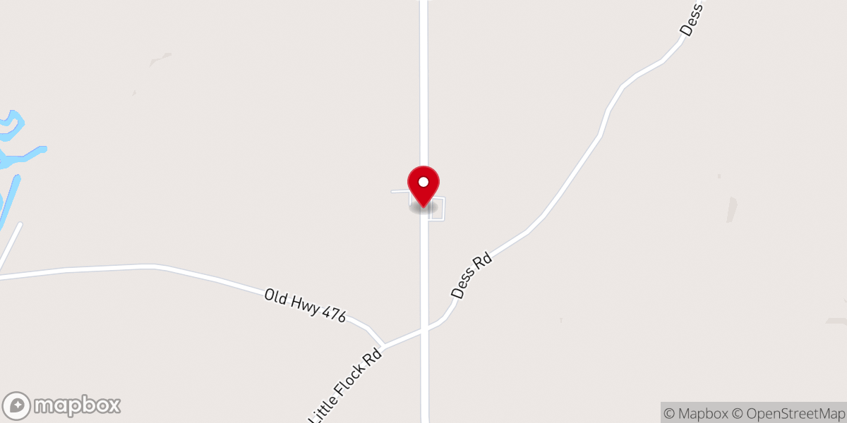 Map showing location of St Terence Catholic Mission