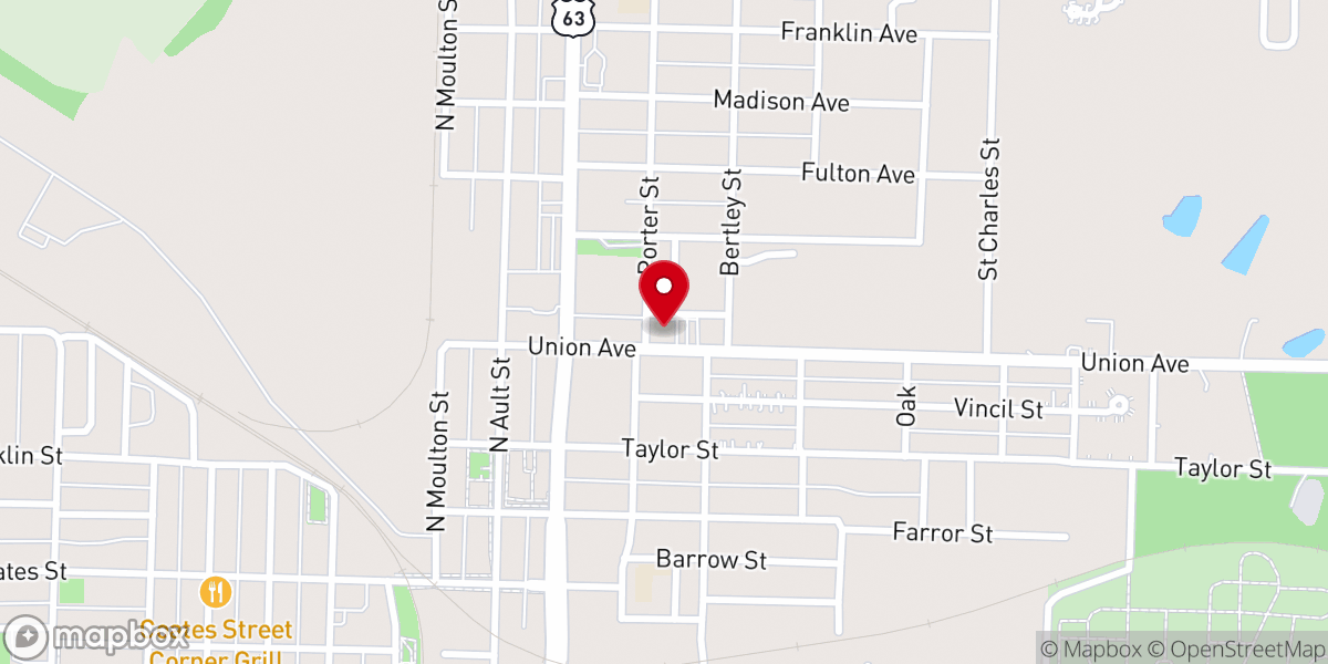 Map showing location of Edas Chapel