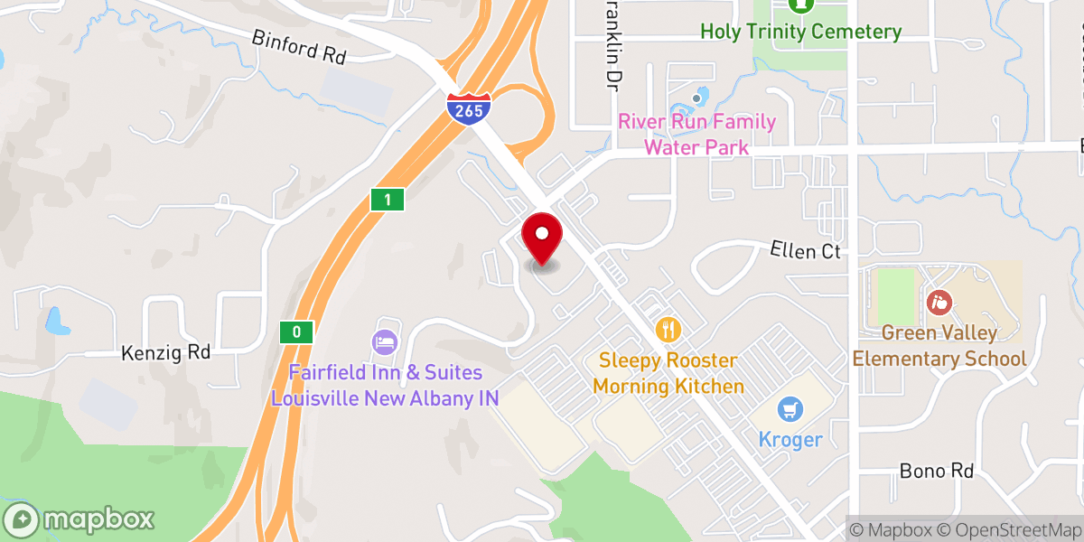 Map showing location of State Street Baptist Church